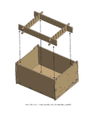 Internal frame inserted into the main box