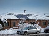 Prediction of energy effects on photovoltaic systems due to snowfall events