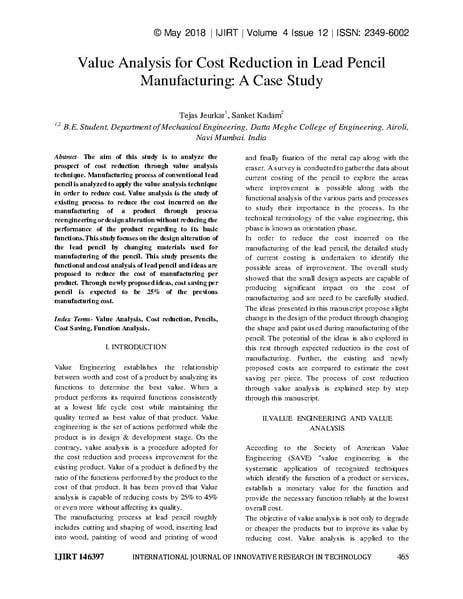 File:Value Analysis for Cost Reduction in Lead Pencil Manufacturing A Case Study.pdf