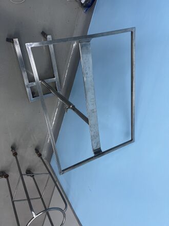 Mayo stand without tray, view 1