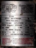 Figure 3: Pump label. No additional flow rate information could be found from the information on this label.