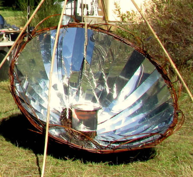 File:Parabolic Willow Basket Solar Cooker - Lost Valley Education Center.jpeg