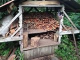 Firewood hut