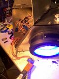 Hyper Visible Power Meter A post-apocalyptic, bomb-like, display for the state of the Flock House batteries