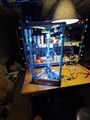 Experimental delta printer initial power up.