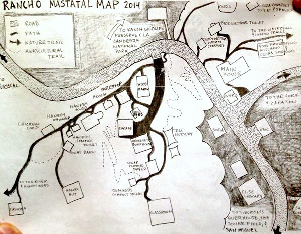 Map of Rancho Mastatal 2014