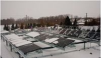 Effects of snow on photovoltaic performance