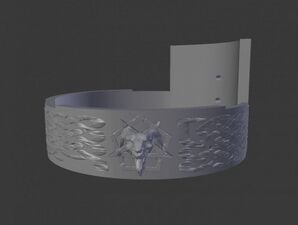 Goat and Celtic Solo Cup Dispenser