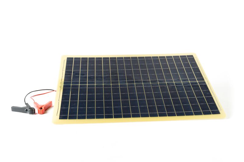 File:To Catch the Sun Ecoworthy 20W panel with clips left.jpg