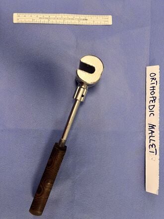 Orthopedic mallet, view 1