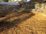 Garden teaching area Upgrading the pirate themed agricultural area replete with gabions, rope, and a ship wheel to include safe, less muddy, seating for 35.