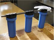 Filter Commander 9000 A water filtration system to make drinkable water from rainwater catchment