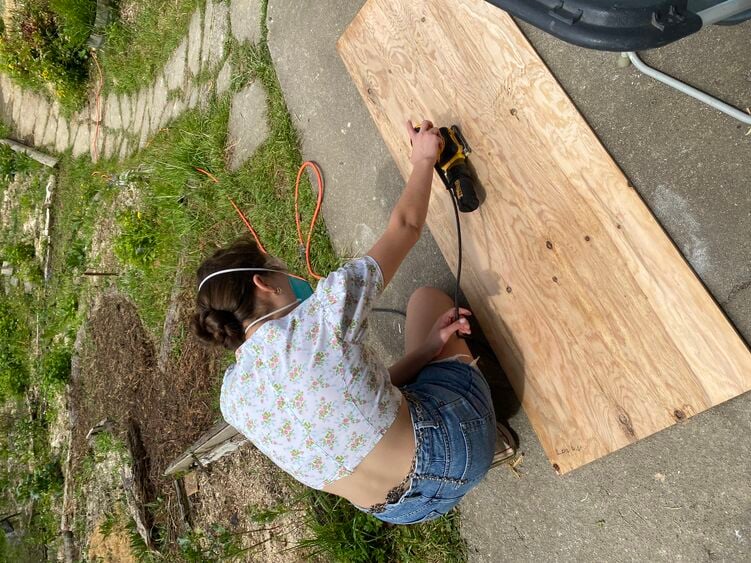 File:CCAT construction sanding.jpg