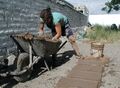 Fig 3: The mud that is ready to be made into adobes is piled into the adoberas.