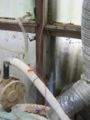 Fig 3:Exposed wires on composting toilet