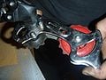 Figure 5-9: Bicycle derailleur with large red pulley