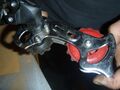 Figure 5-9: Bicycle derailleur with large red pulley